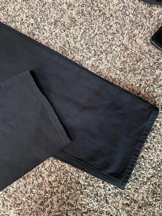 Universal Thread Highest Rise Straight Straight Leg Black Denim Jeans Sz 4 NWT - Picture 3 of 4